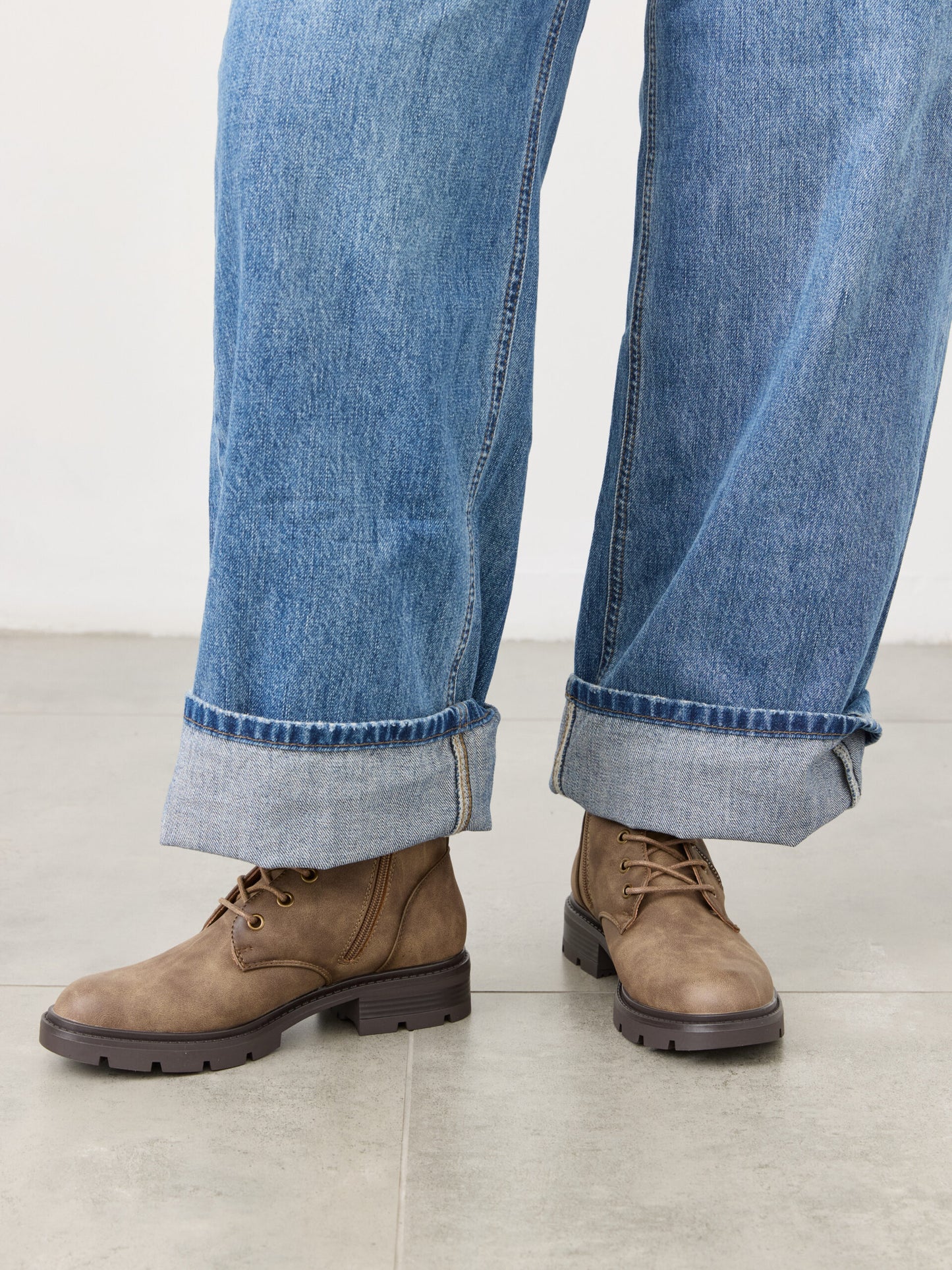 מגפוני טרקטור שרוכים דייגו | חאקי