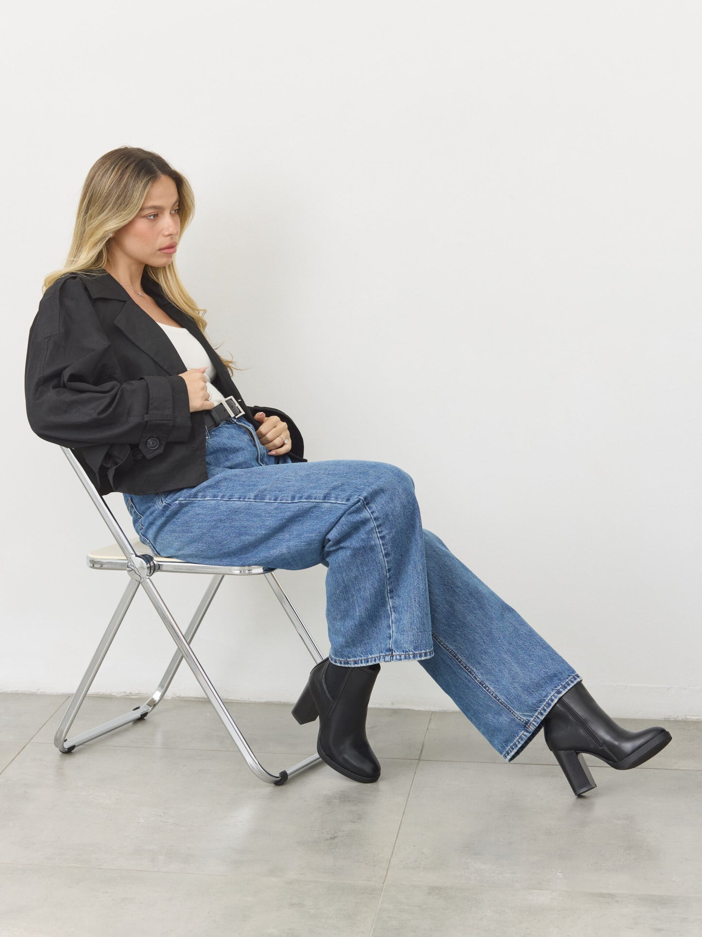 מגפוני עקב טריס | שחור