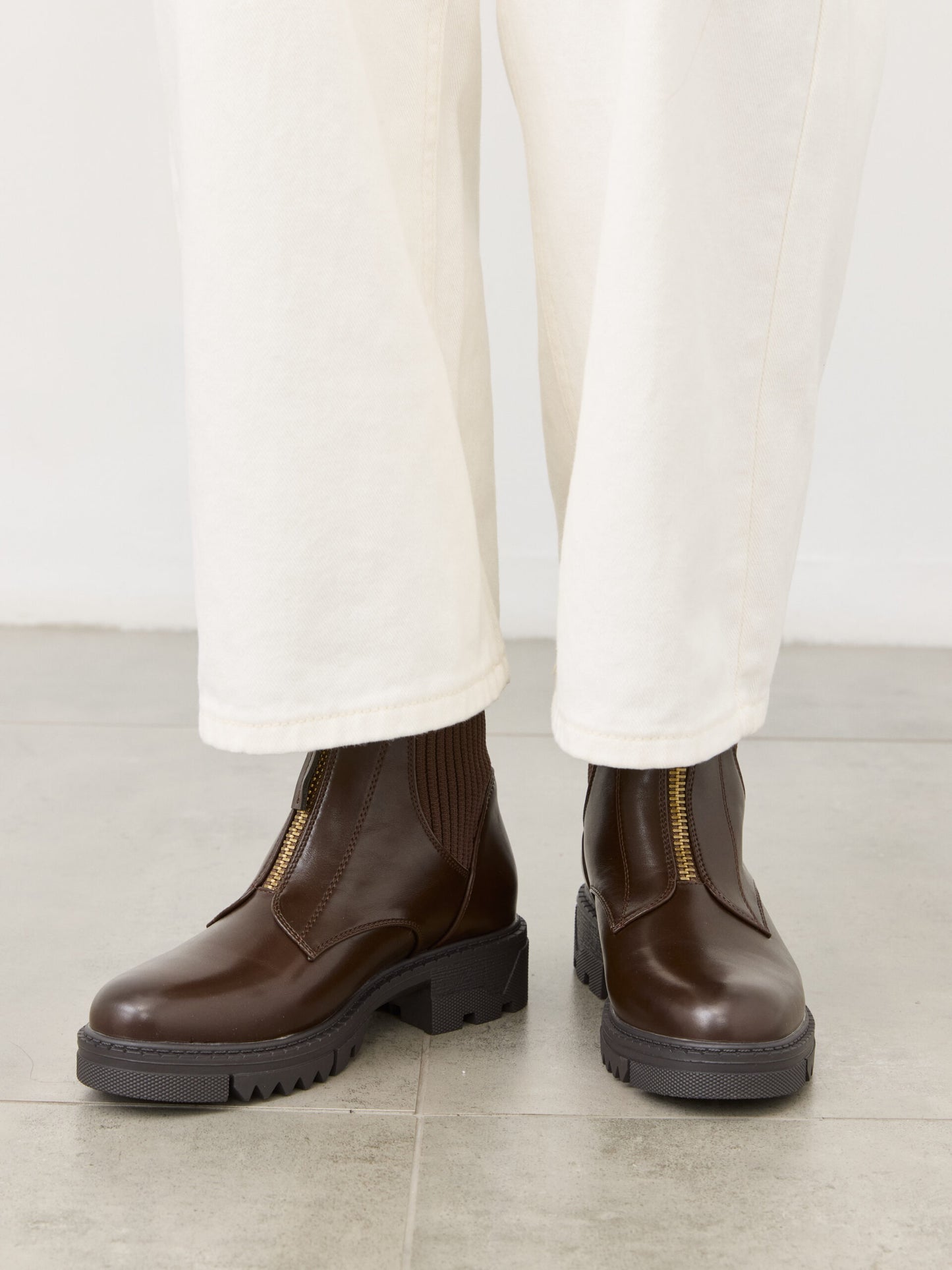 מגפוני סוליית טרקטור מישל I חום