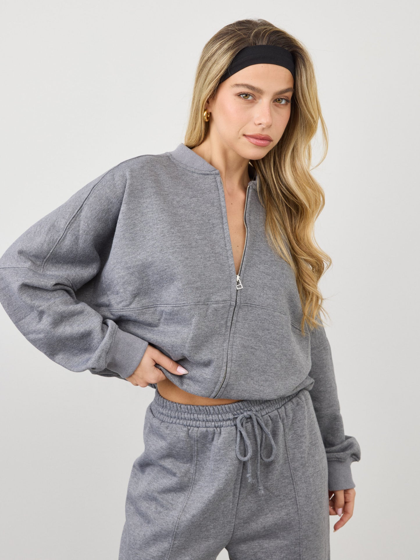 חליפת פוטר קאט | אפור