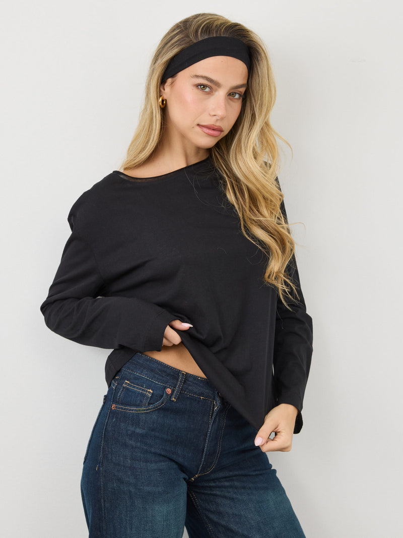 טישירט אסטל | שחור