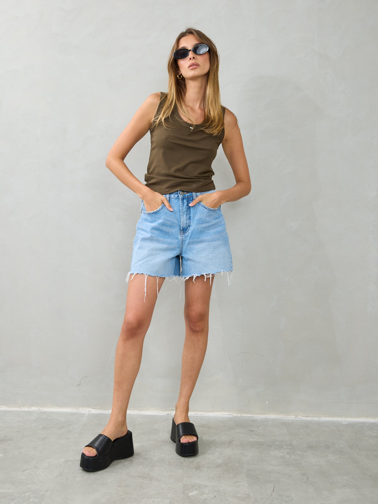 גופיית בייסיק לורי | ירוק