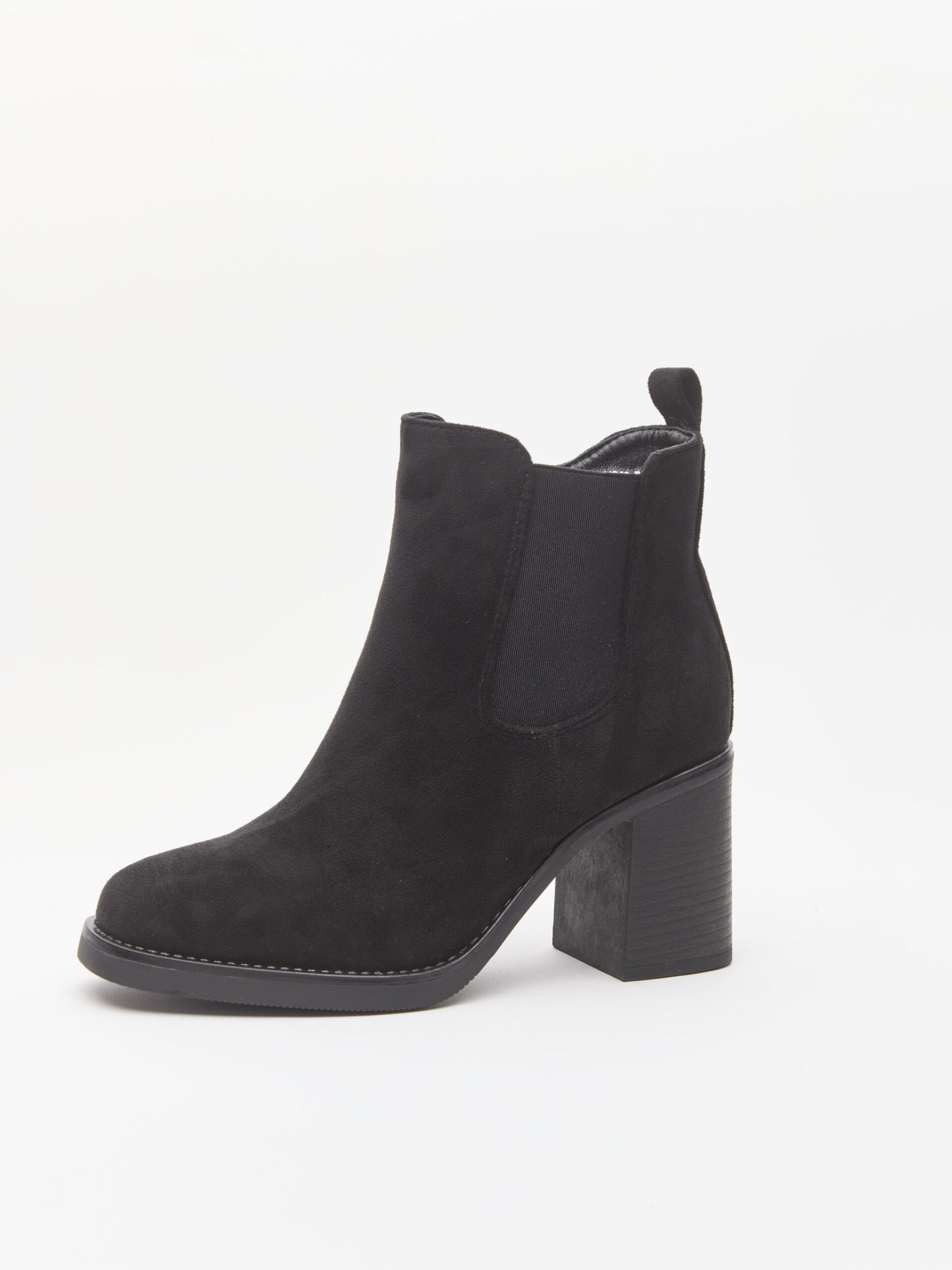 מגפוני עקב דמוי זמש קיילב | שחור