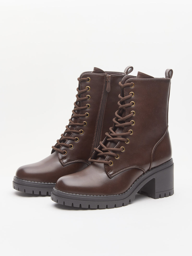 מגפי טרקטור שרוכים אליירה | חום