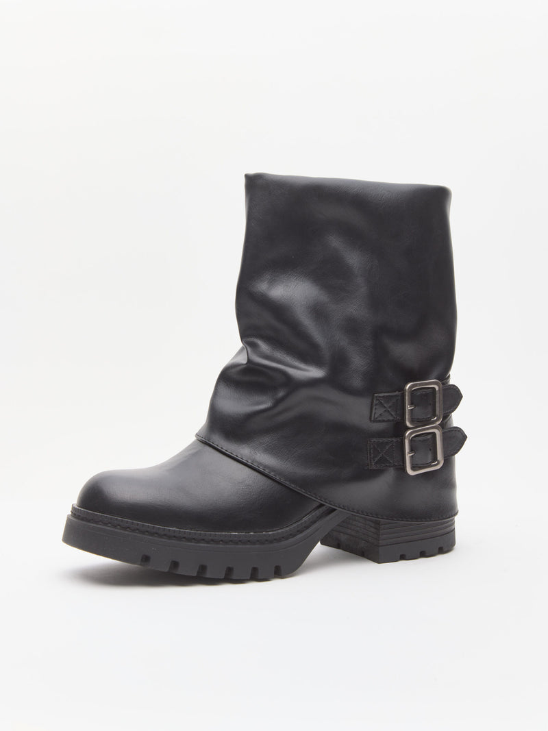 מגפי טרקטור אבזמים רמו | שחור