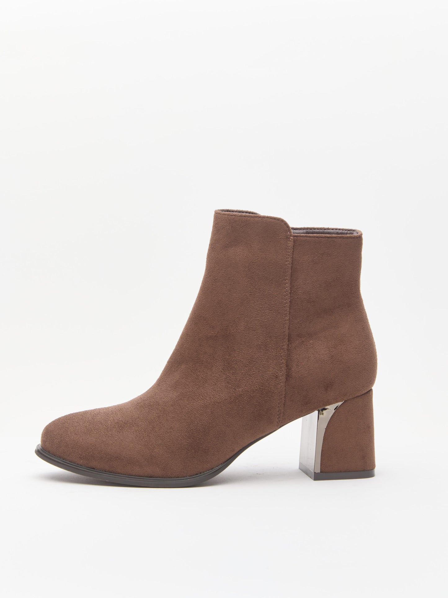 מגפוני עקב דמוי זמש מרליס | חום