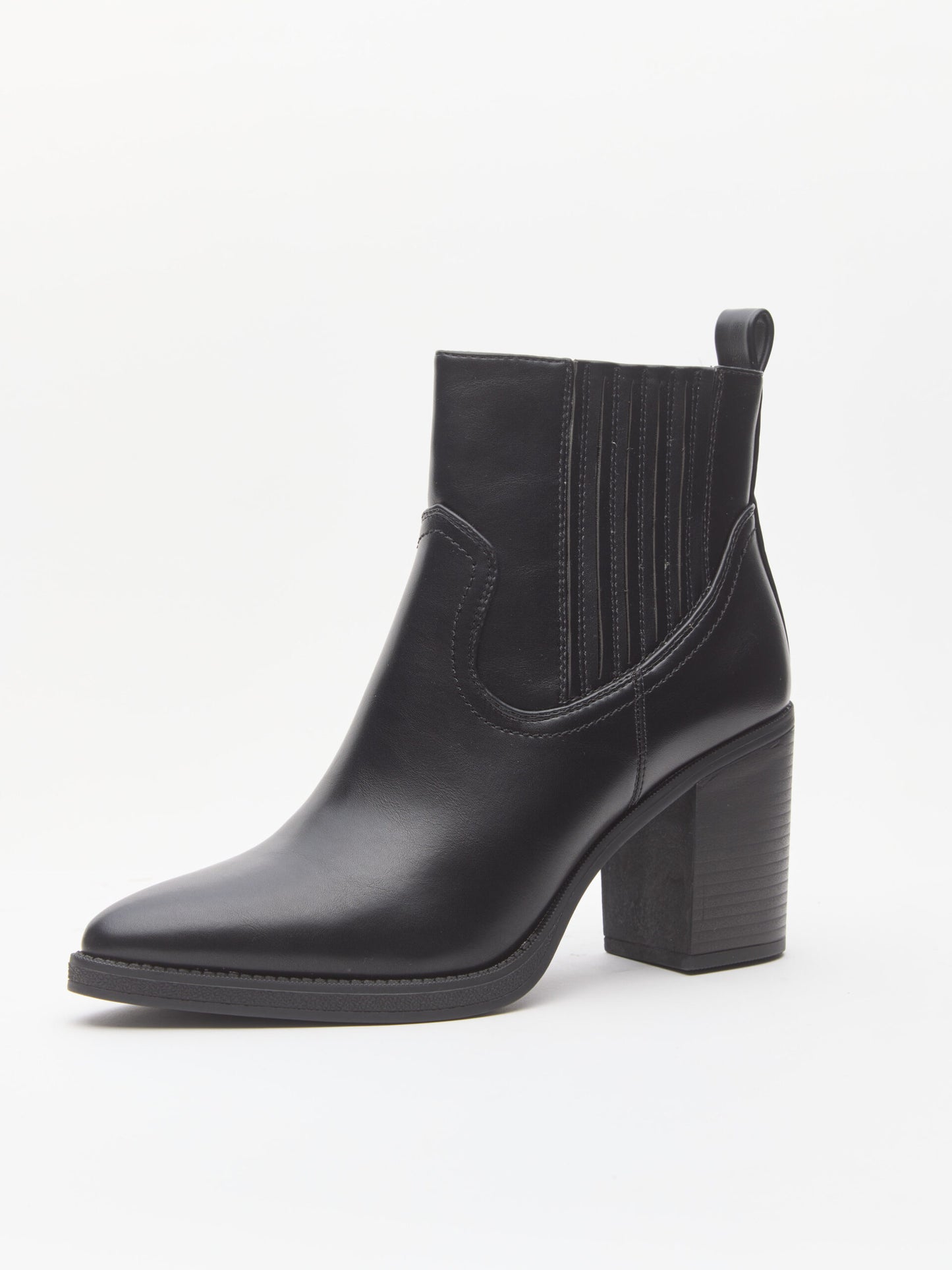 מגפוני עקב שפיץ קארל | שחור