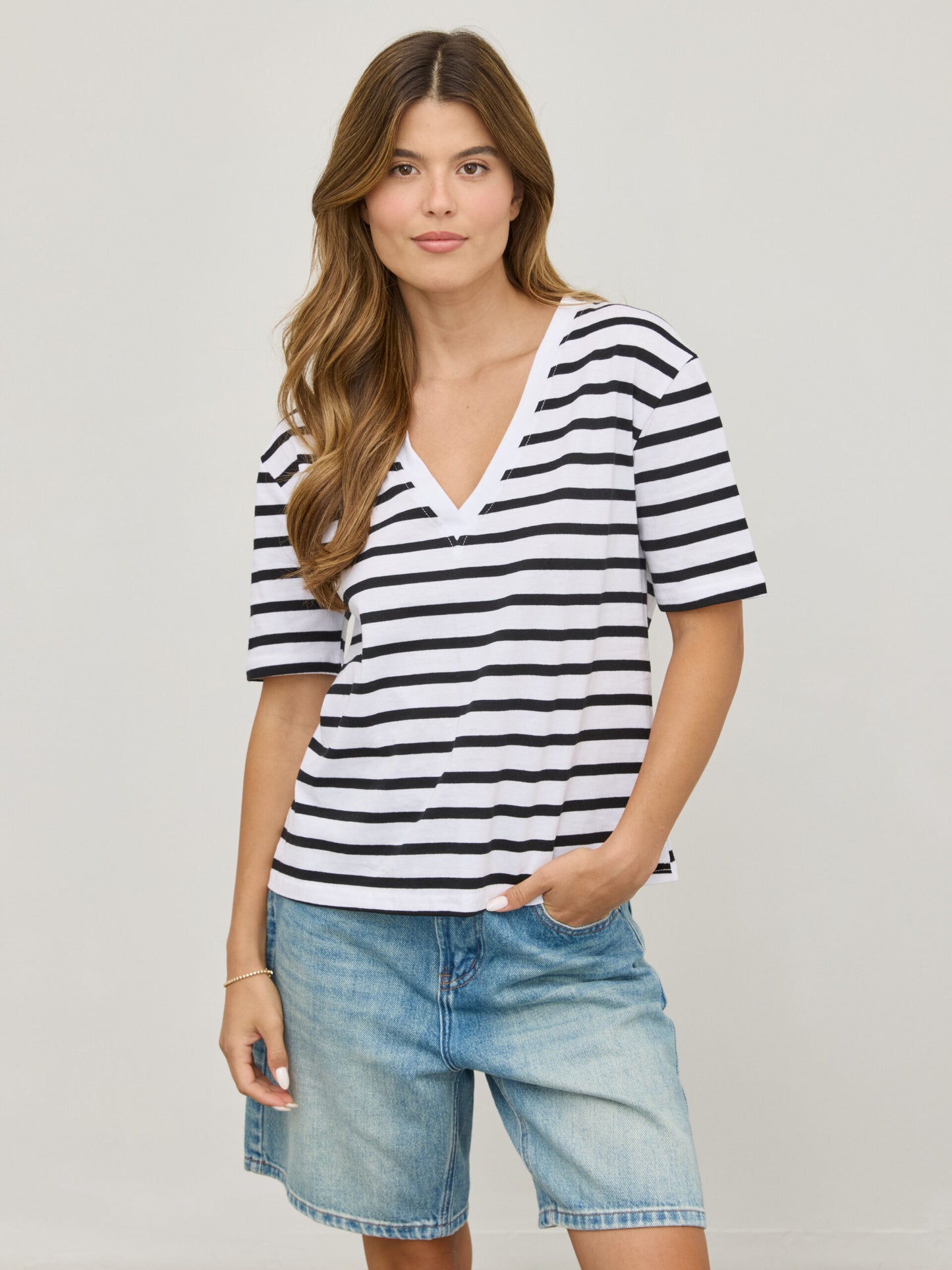 טישירט בייסיק פרדי | פסים