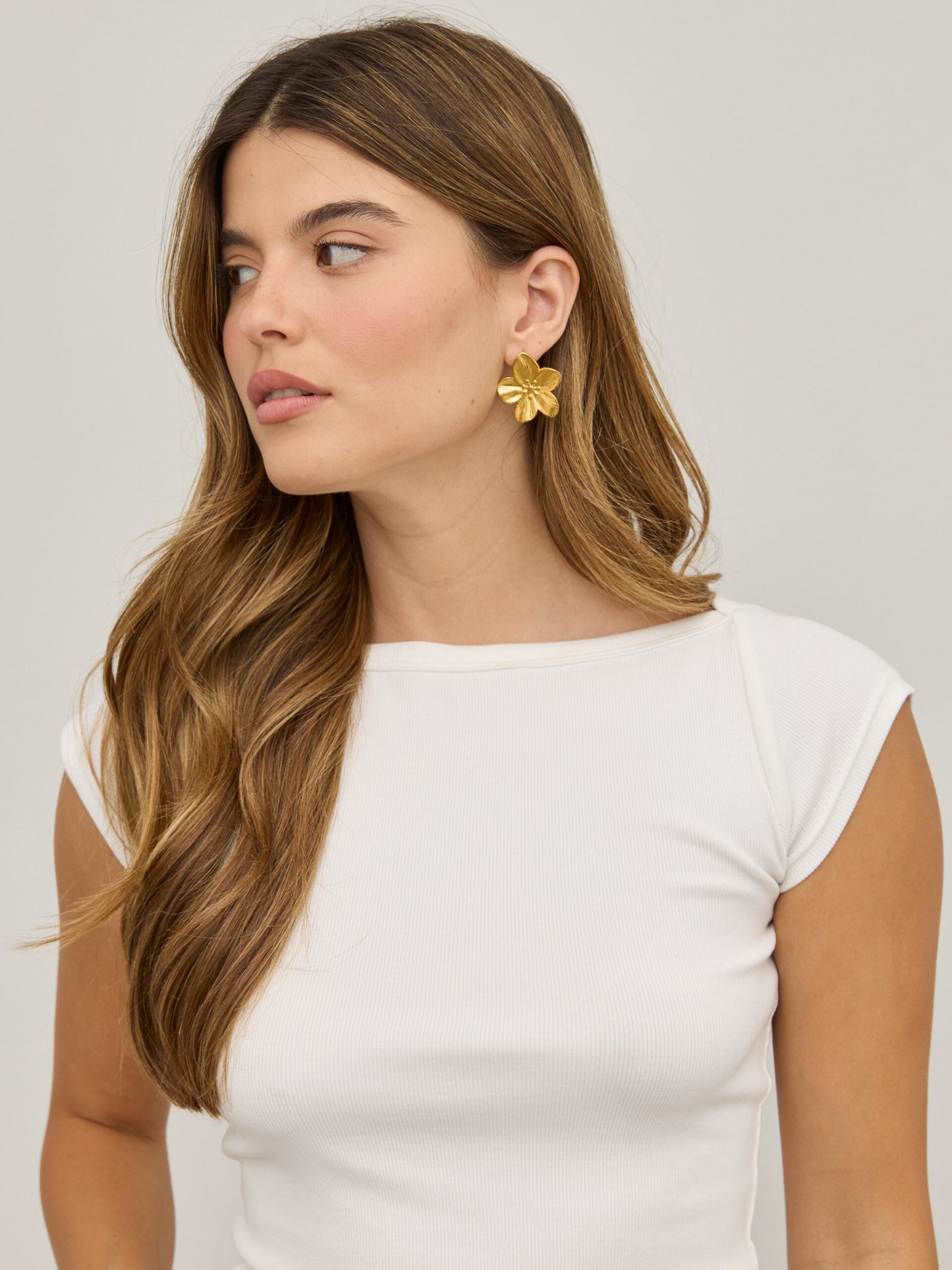 טישירט בייסיק זואי | לבן