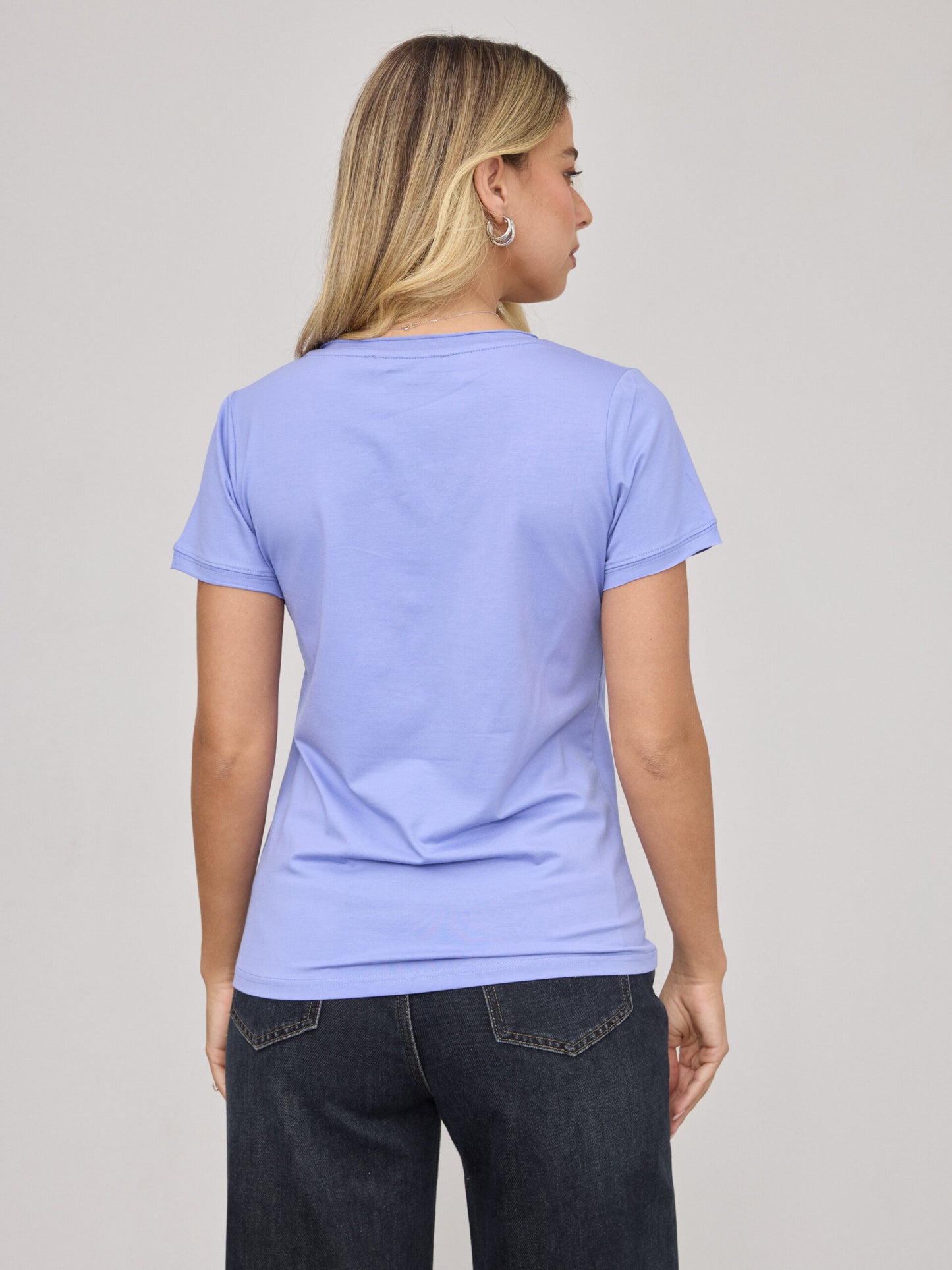 טישירט בייסיק דמון | סגול