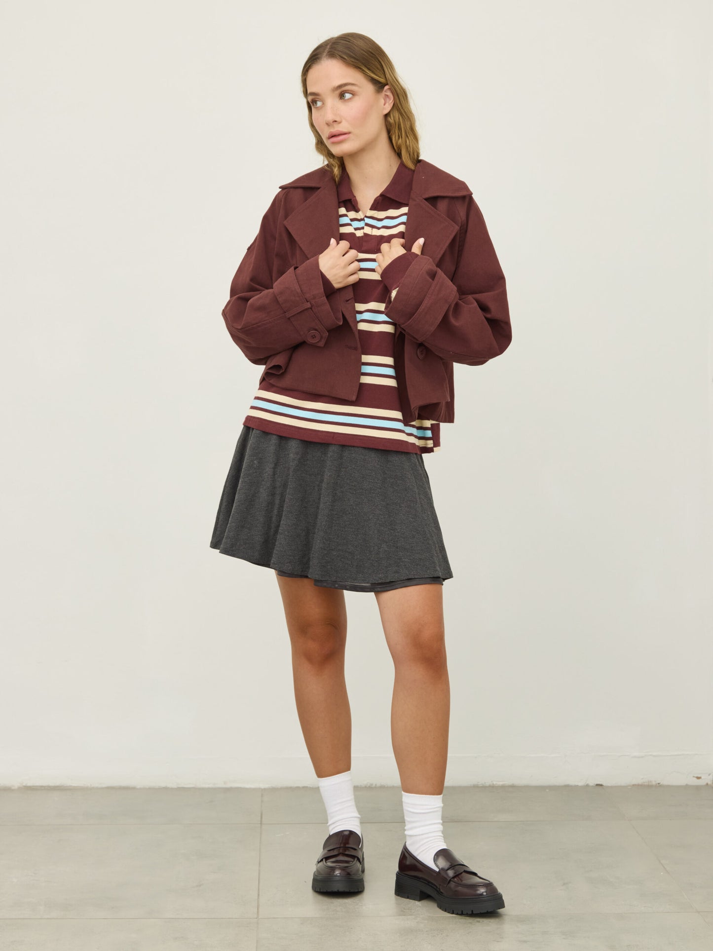 מוקסין סוליית טרקטור סירין | בורדו לק