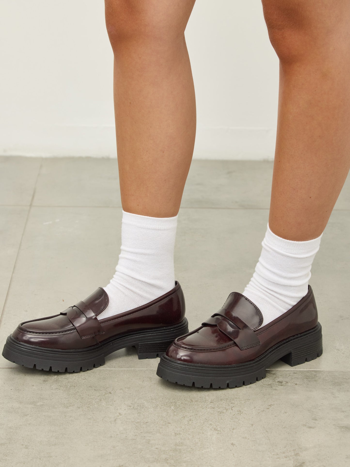 מוקסין סוליית טרקטור סירין | בורדו לק