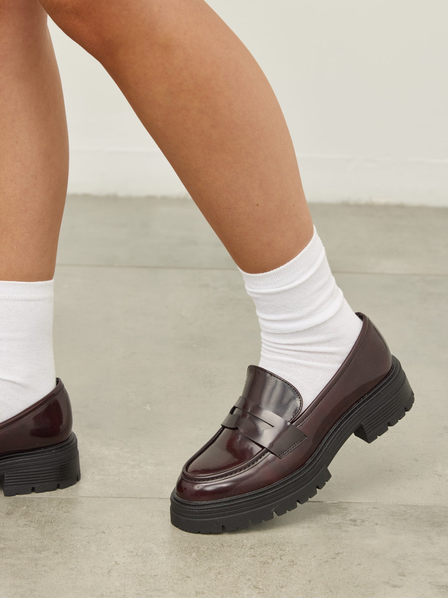 מוקסין סוליית טרקטור סירין | בורדו לק