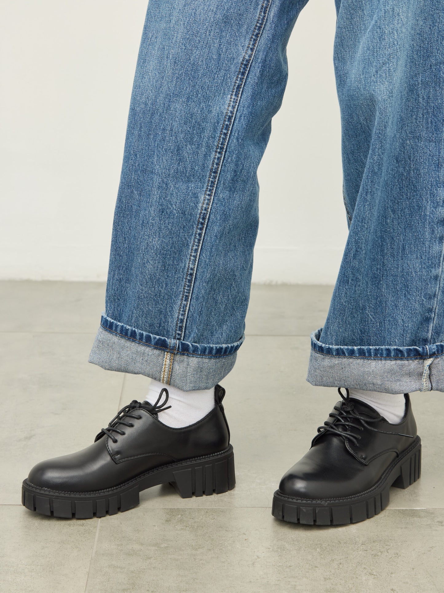 אוקספורד סוליית טרקטור גלוריה I שחור