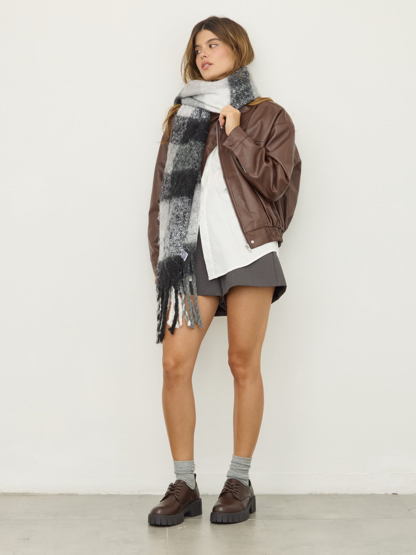 אוקספורד סוליית טרקטור גלוריה I חום