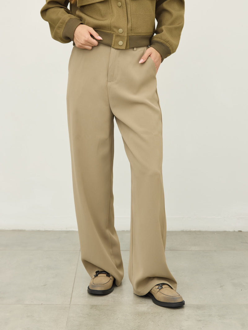 מכנסיים ארוכים מחוייטים גארט | חאקי