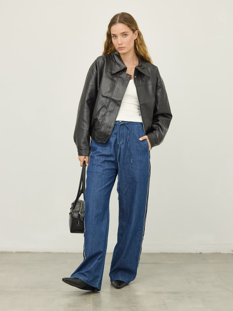 מכנסיים ארוכים מייסון | כחול