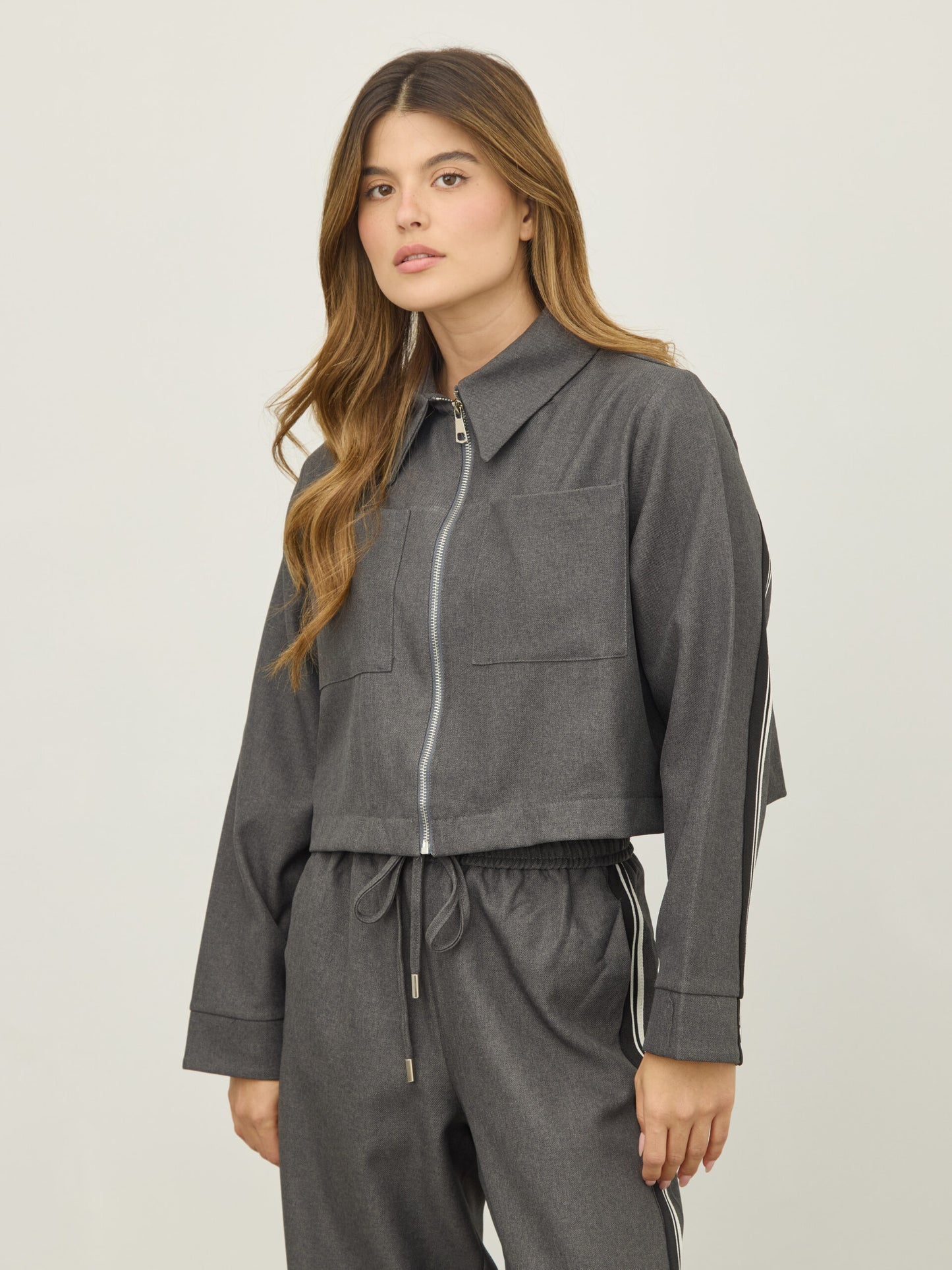 ג'קט ליאו | אפור