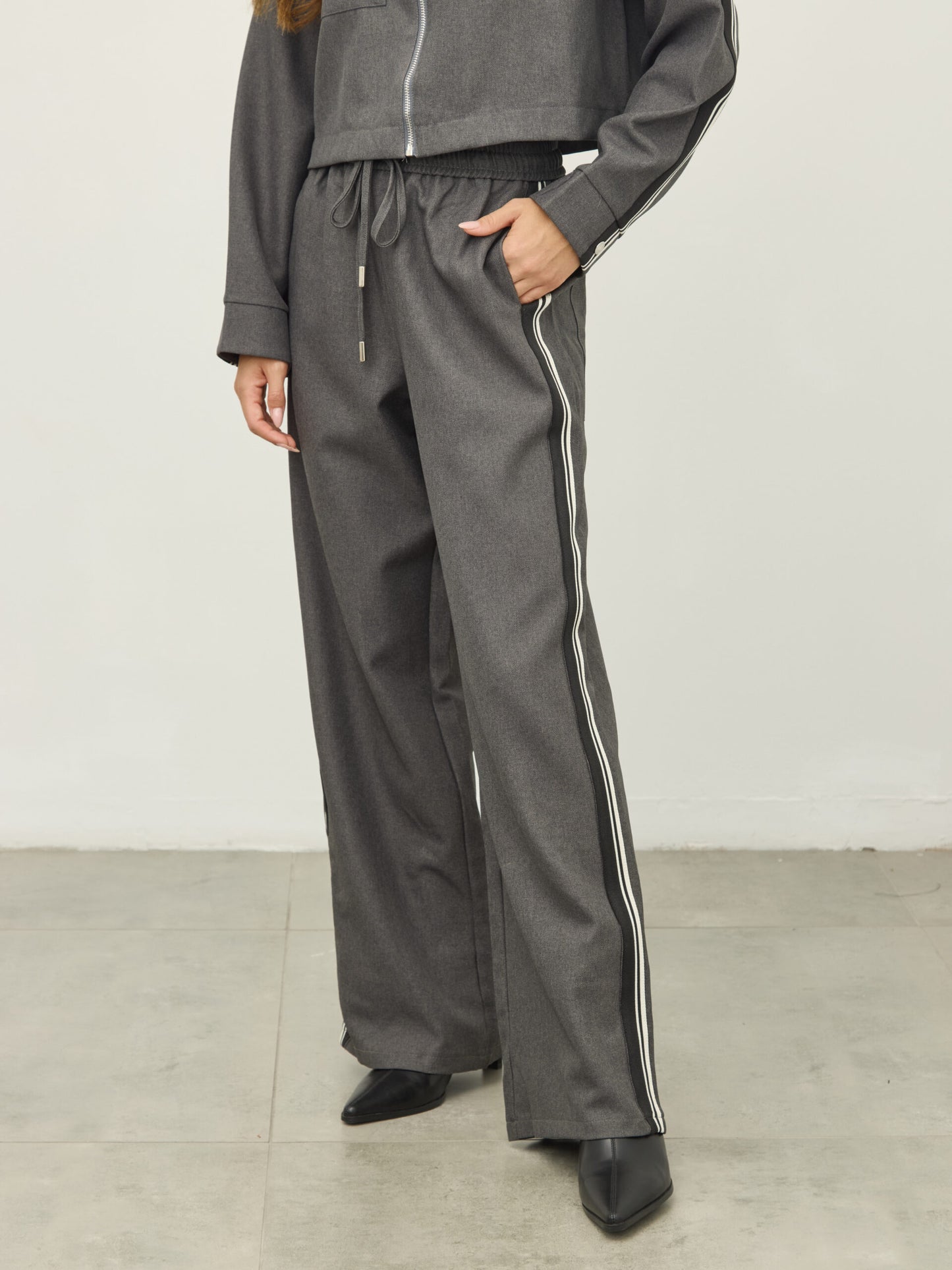 מכנסיים ארוכים ליאו | אפור