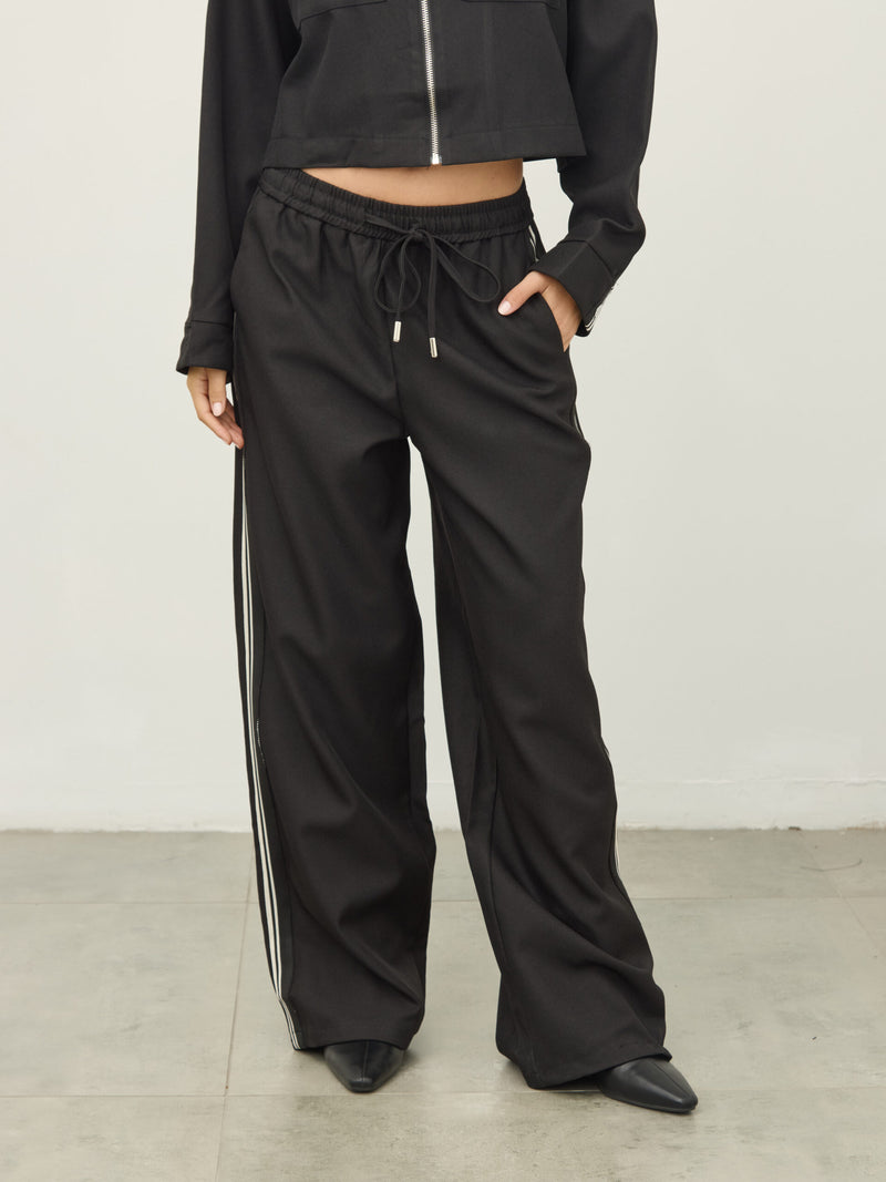 מכנסיים ארוכים ליאו | שחור