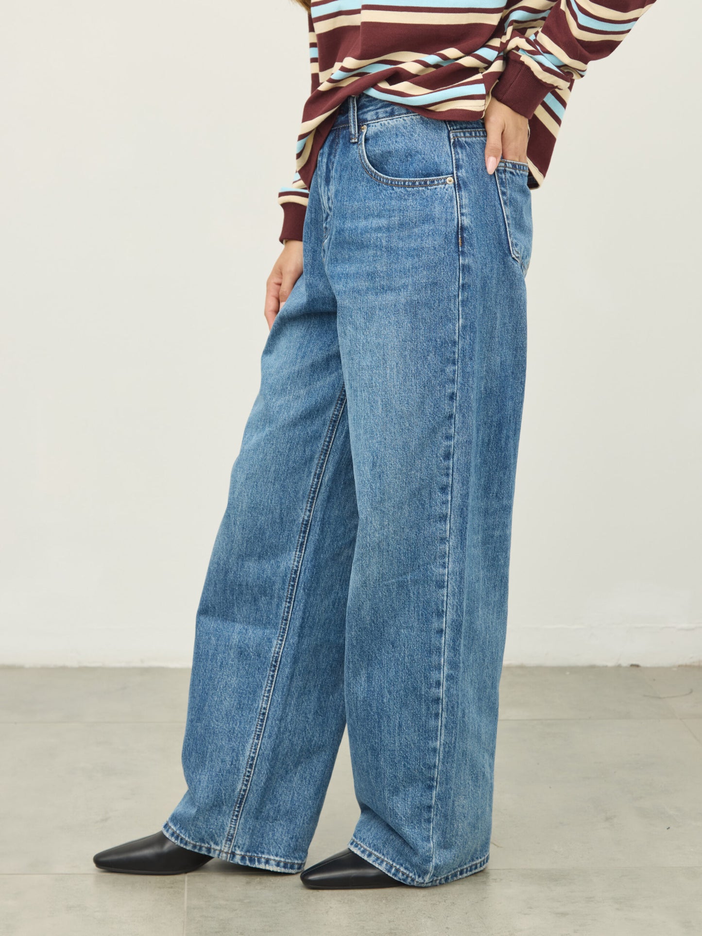 מכנסי ג'ינס ארוכים מייק | כחול