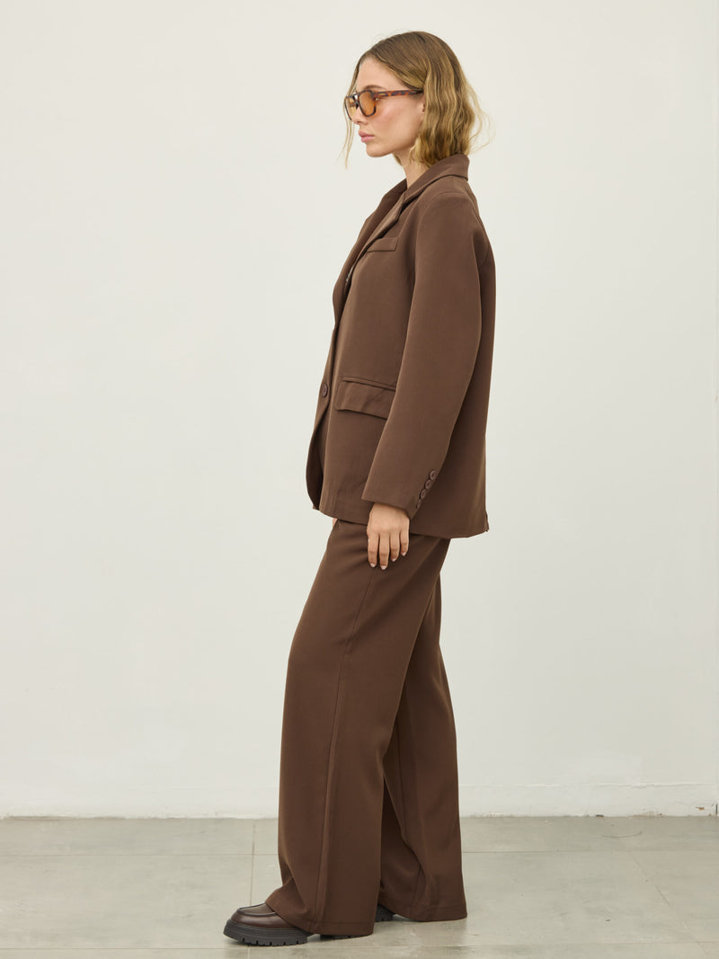 מכנסיים מחוייטים סיינה | חום