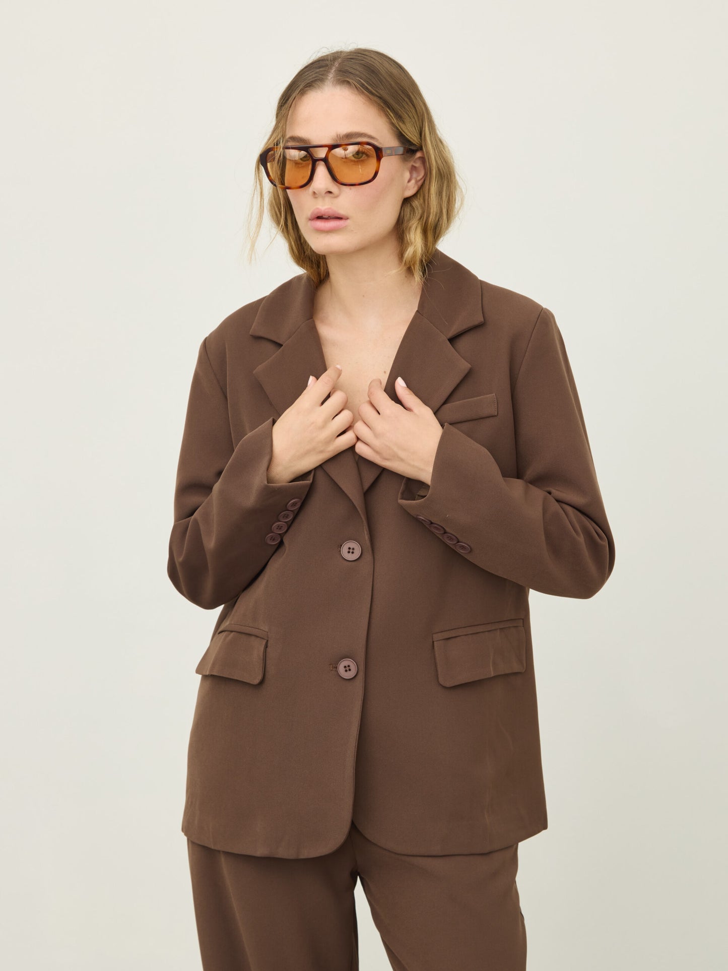 בלייזר מחוייט סיינה | חום