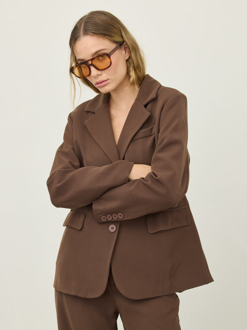 בלייזר מחוייט סיינה | חום