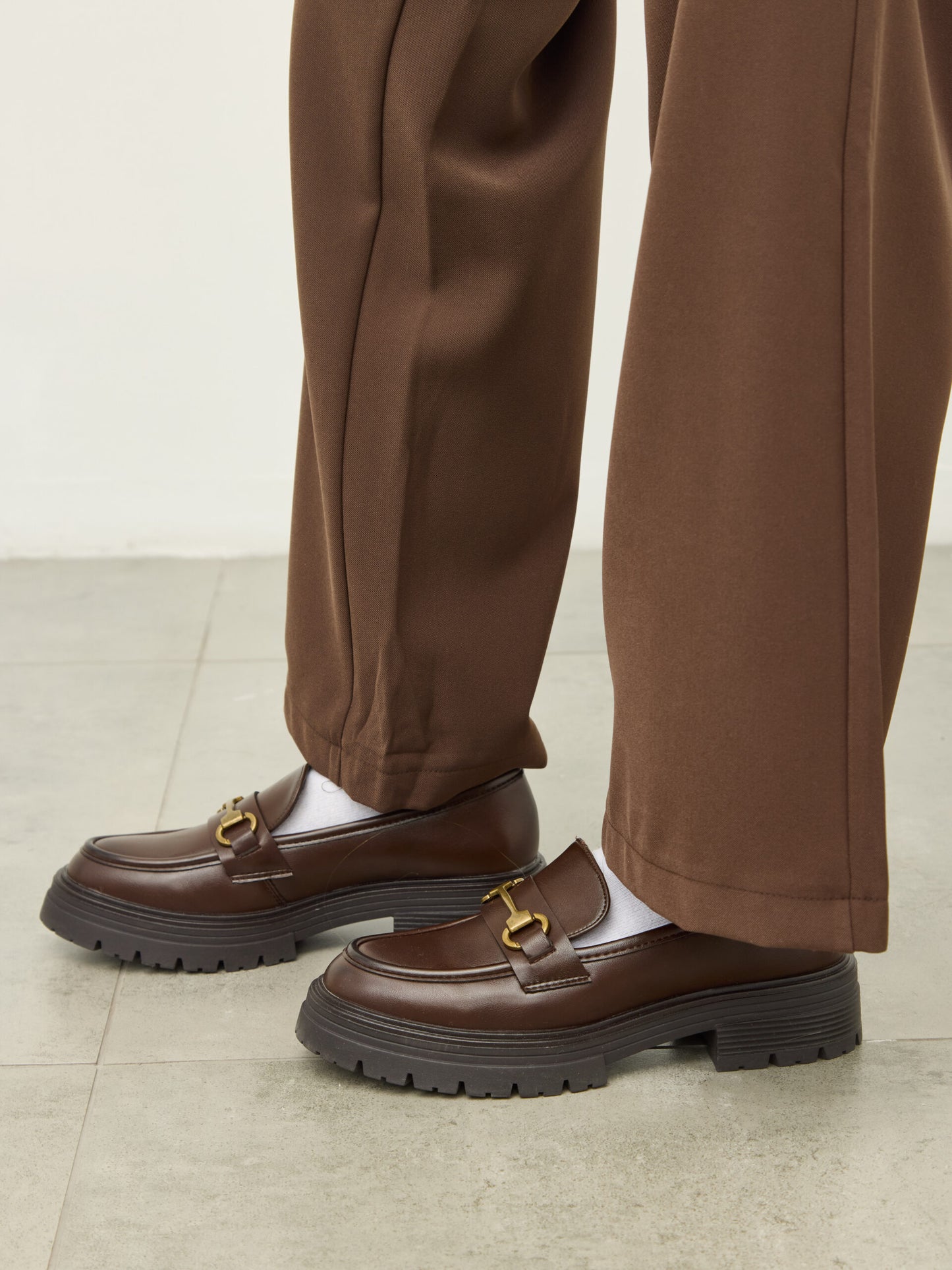 מוקסין סוליית טרקטור לאבלי | חום