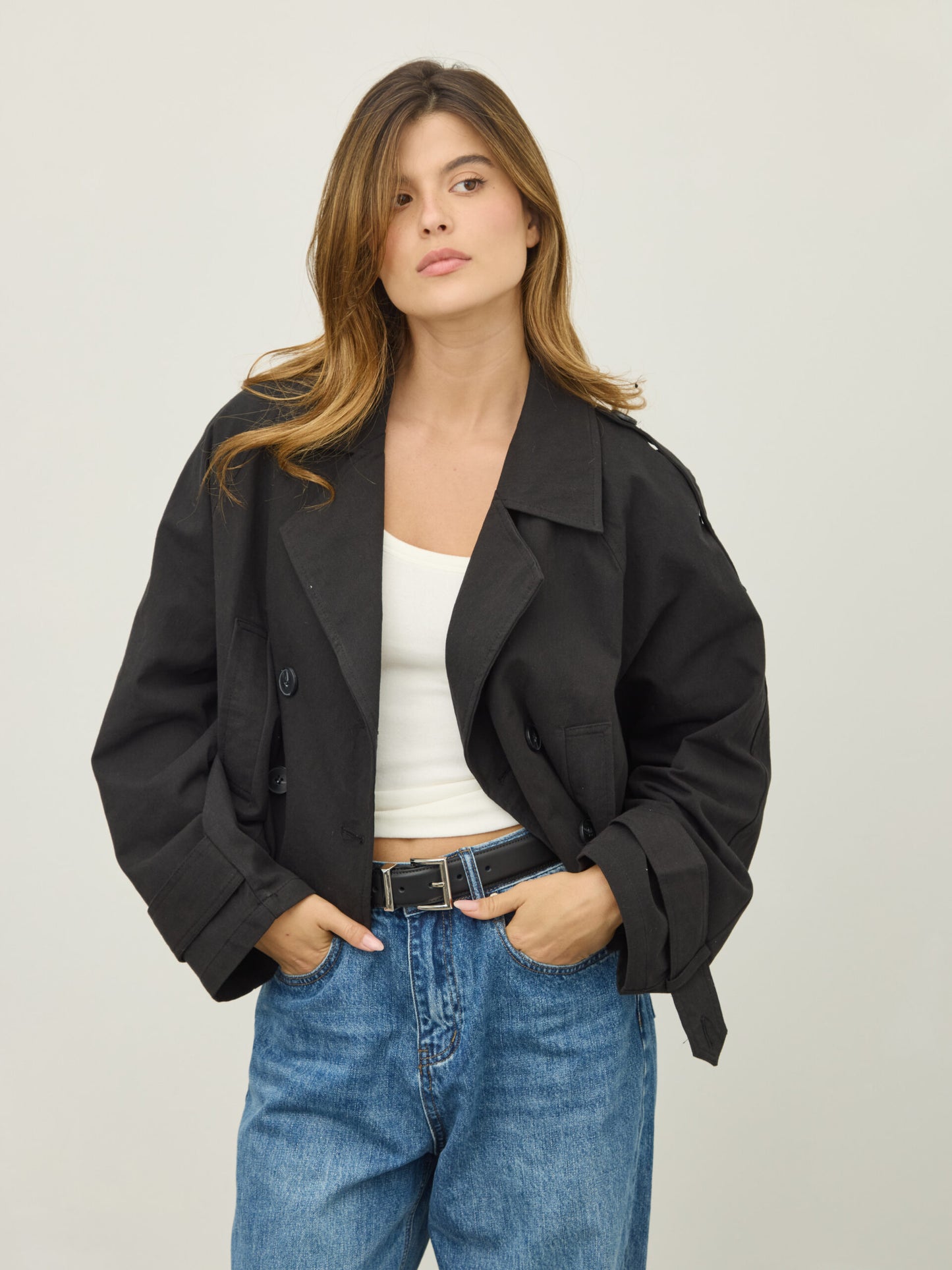 טראנץ' קרופ בראדי  | שחור