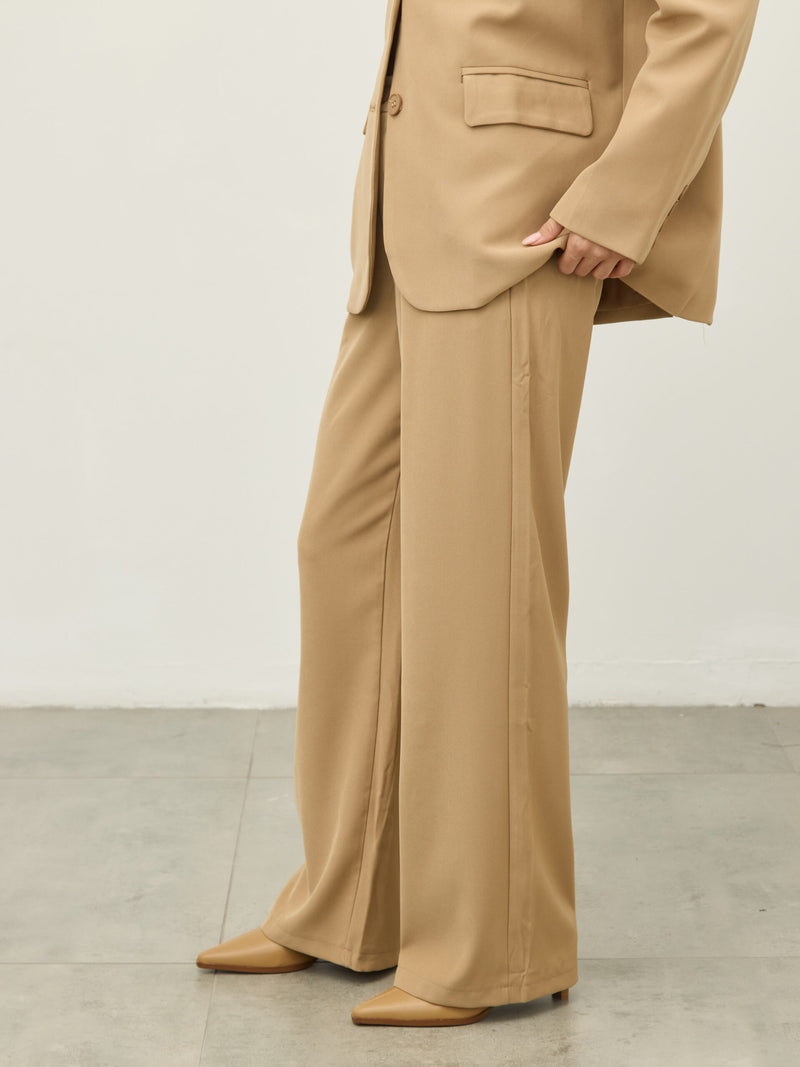 מכנסיים מחוייטים סיינה | בז'