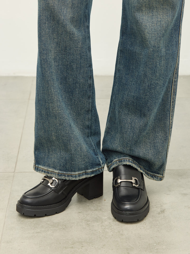 מוקסין סוליית טרקטור עקב פיי | שחור