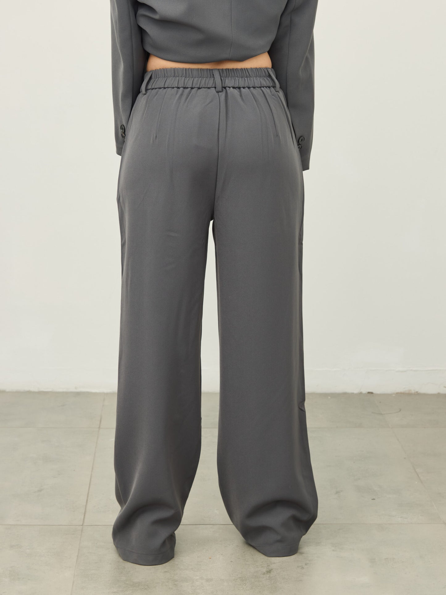 מכנסיים מחוייטים סיינה | אפור