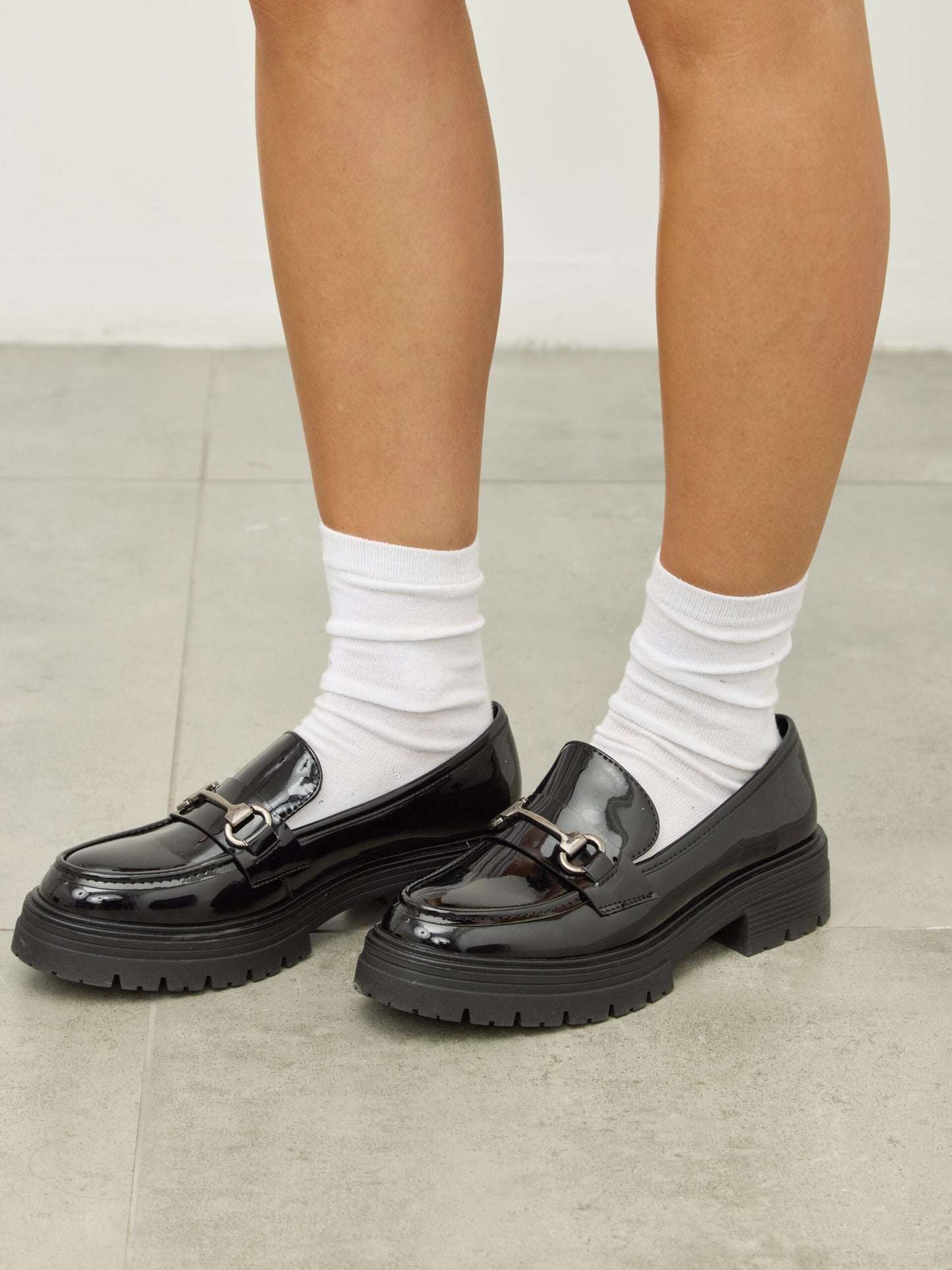 מוקסין סוליית טרקטור לאבלי | שחור לק