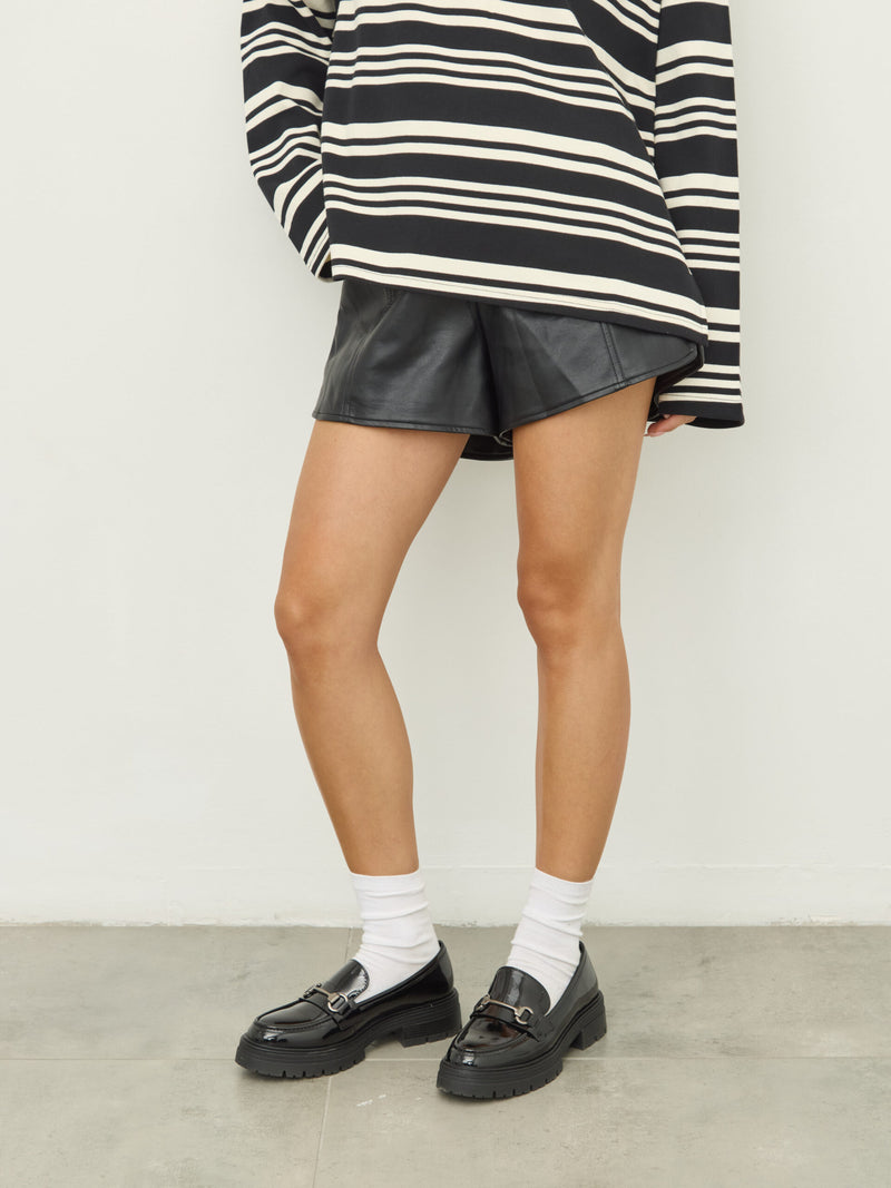 מוקסין סוליית טרקטור לאבלי | שחור לק