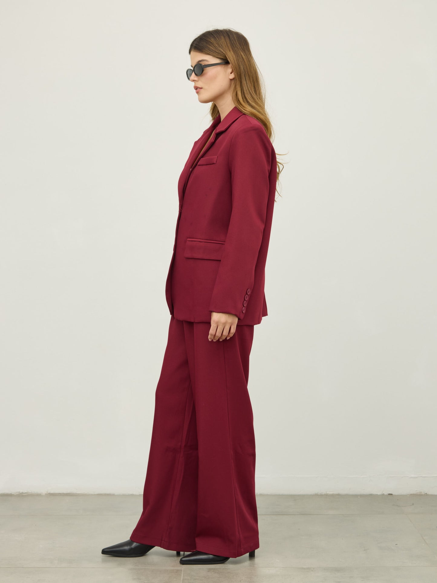 מכנסיים מחוייטים סיינה | בורדו