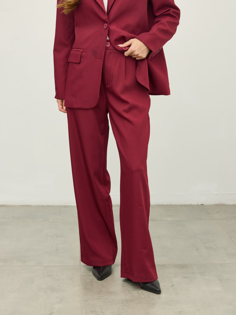 מכנסיים מחוייטים סיינה | בורדו