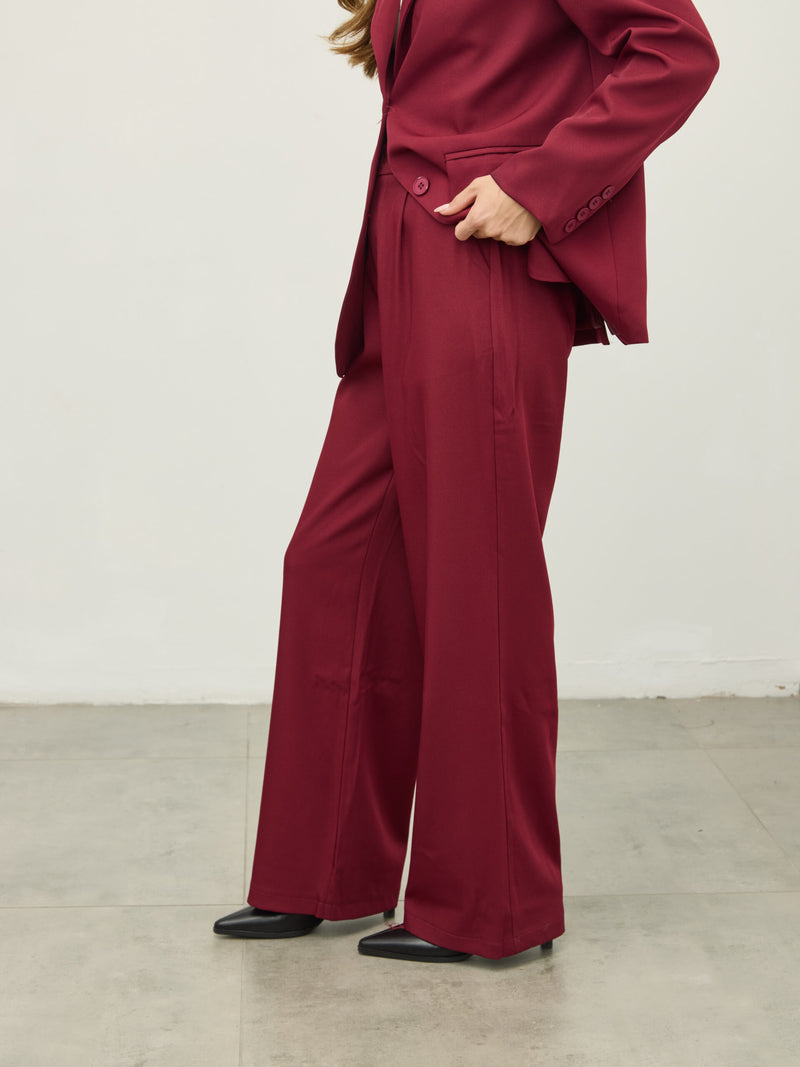 מכנסיים מחוייטים סיינה | בורדו