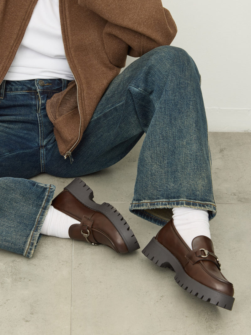 מוקסין סוליית טרקטור בטו | חום