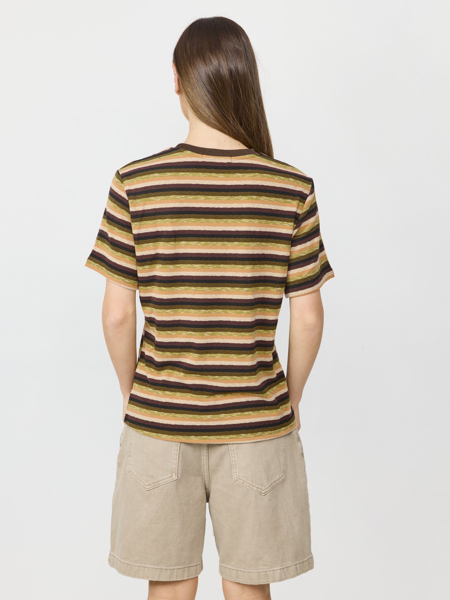 טישירט פסים אנאיס | צהוב