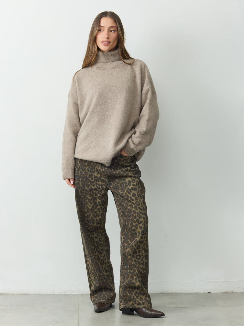 סוודר גולף רורי | חאקי