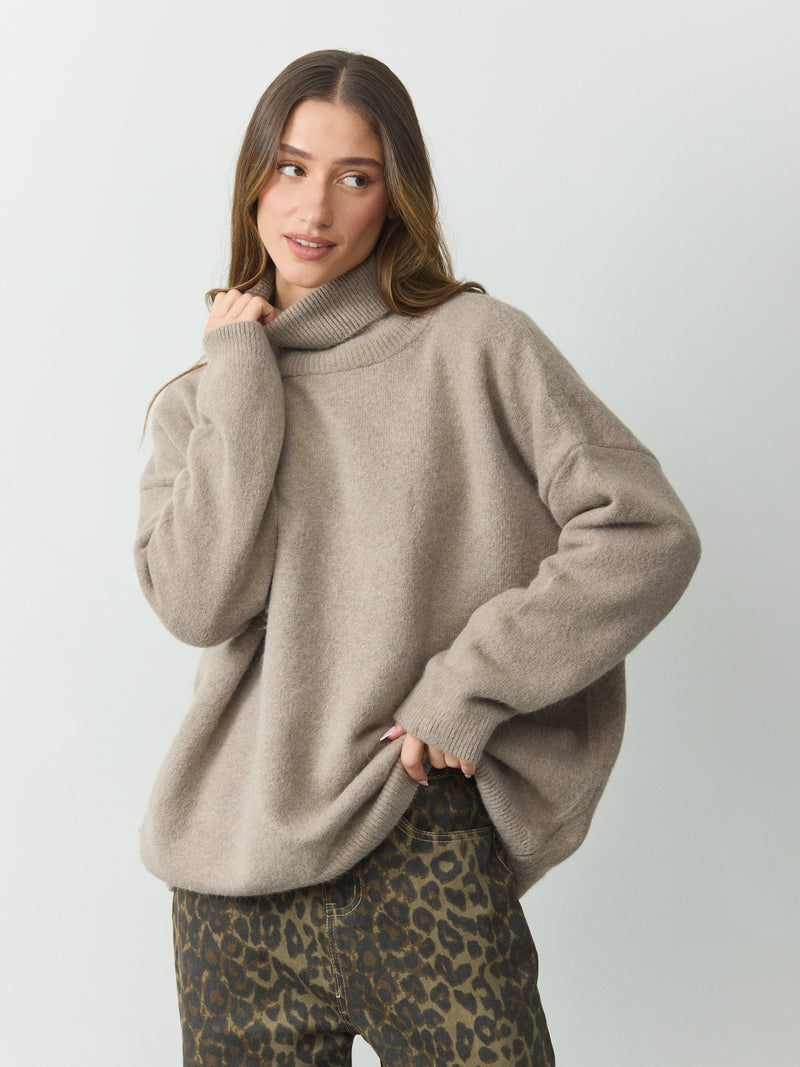 סוודר גולף רורי | חאקי