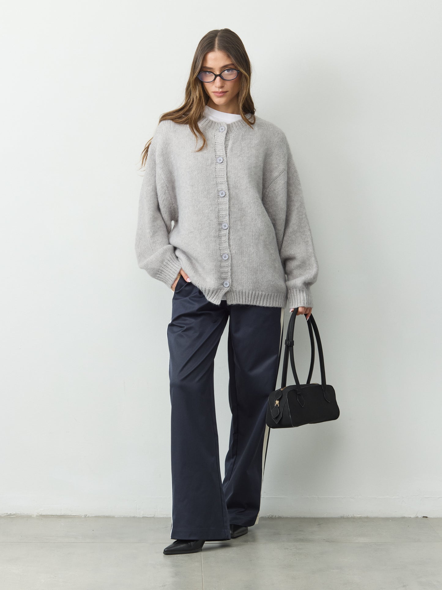 קרדיגן ורוניקה  | אפור