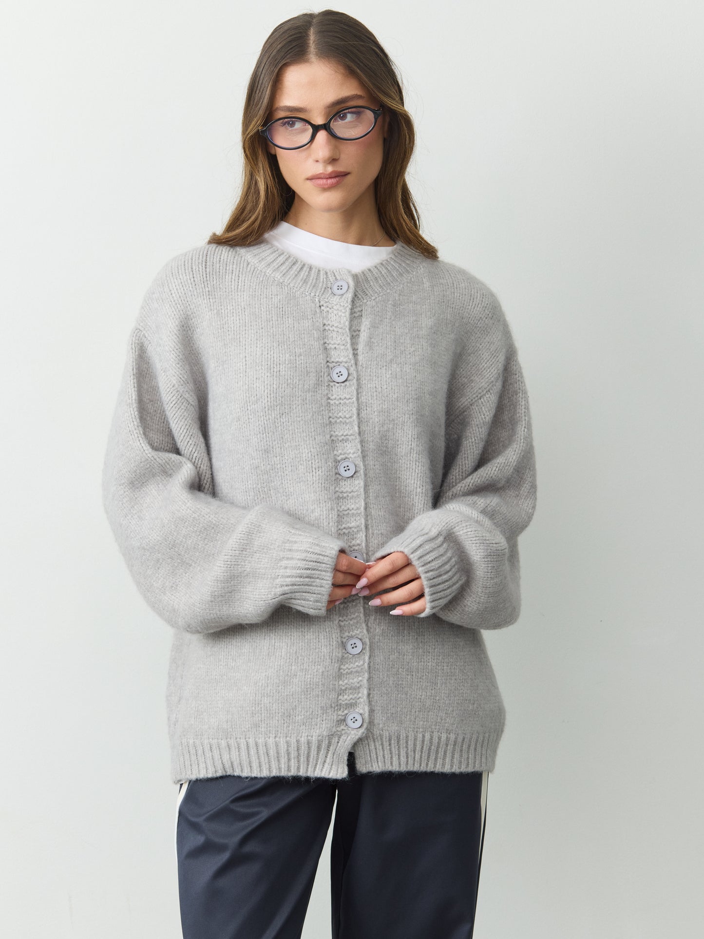 קרדיגן ורוניקה  | אפור