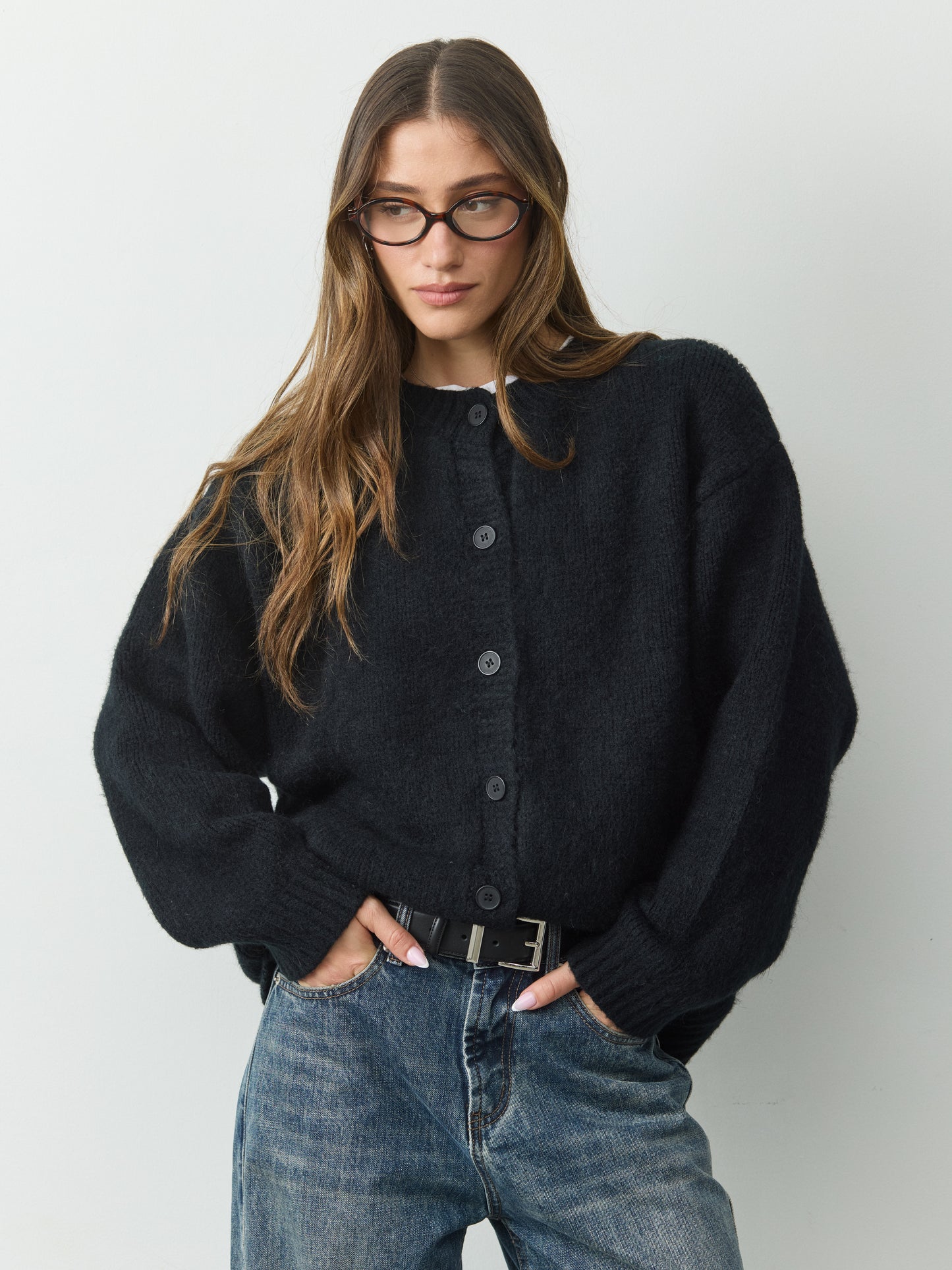 קרדיגן ורוניקה  | שחור