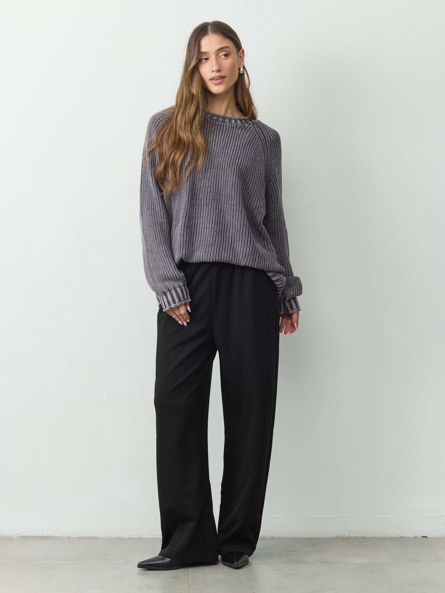 סוודר אליוט | אפור