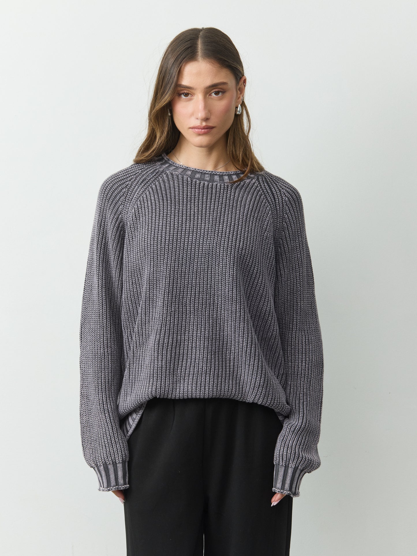 סוודר אליוט | אפור