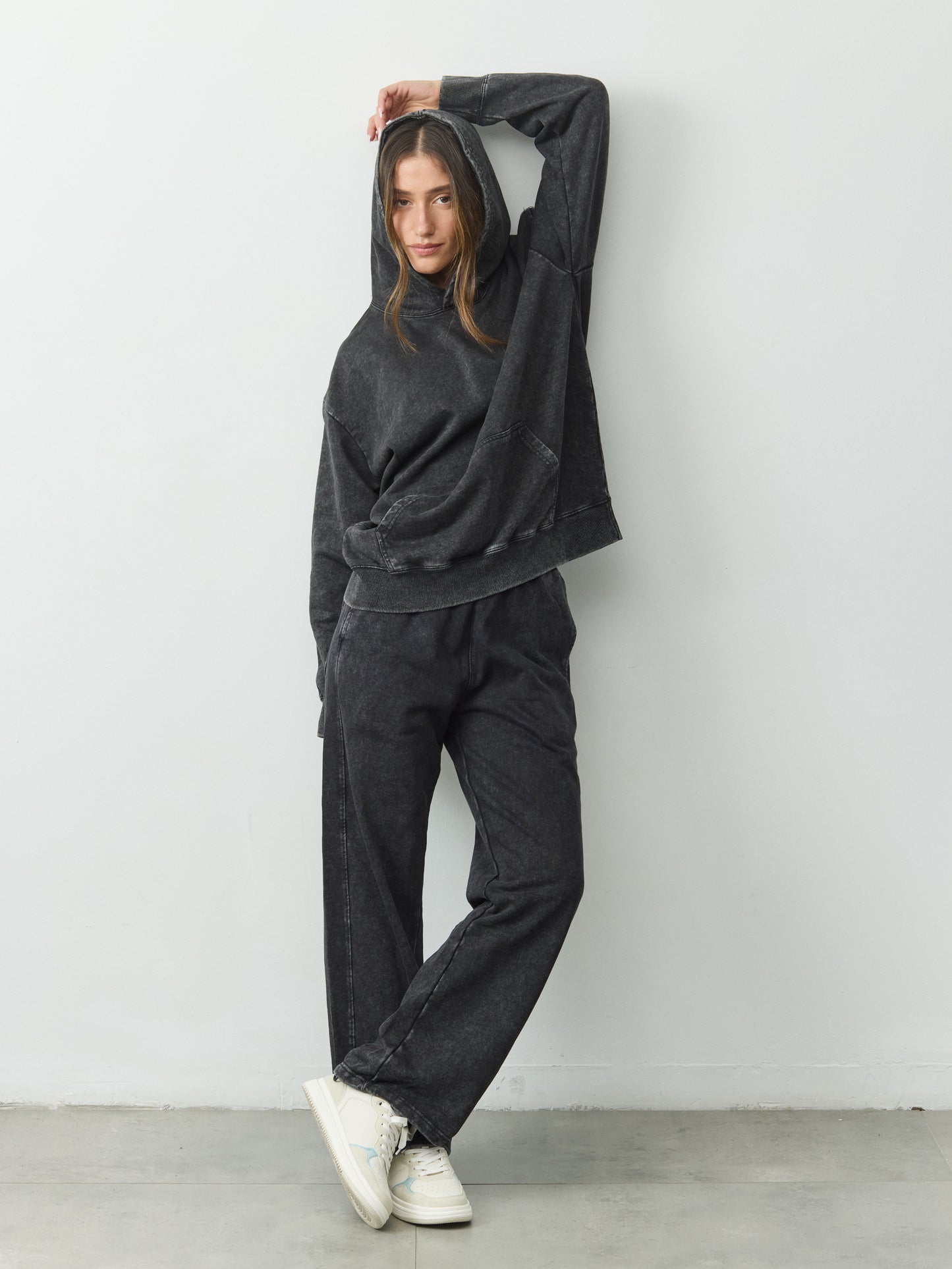 חליפת פוטר עם קפוצ'ון וינס | שחור