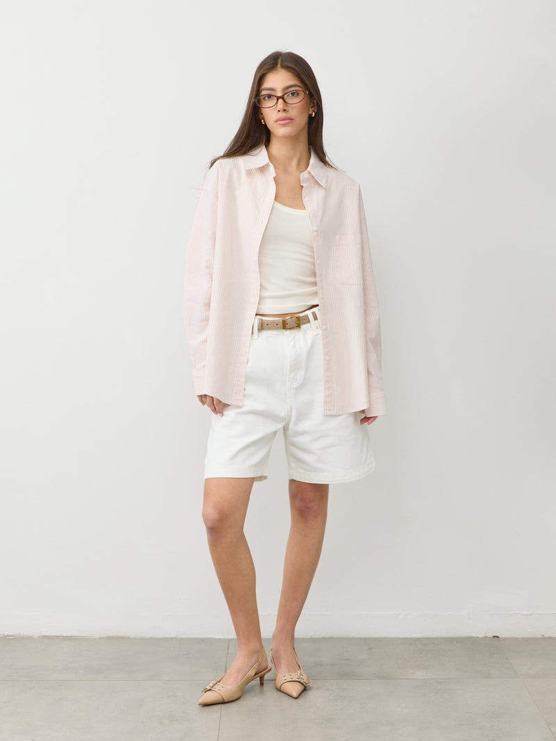 חולצה מכופתרת ברנרד | ורוד