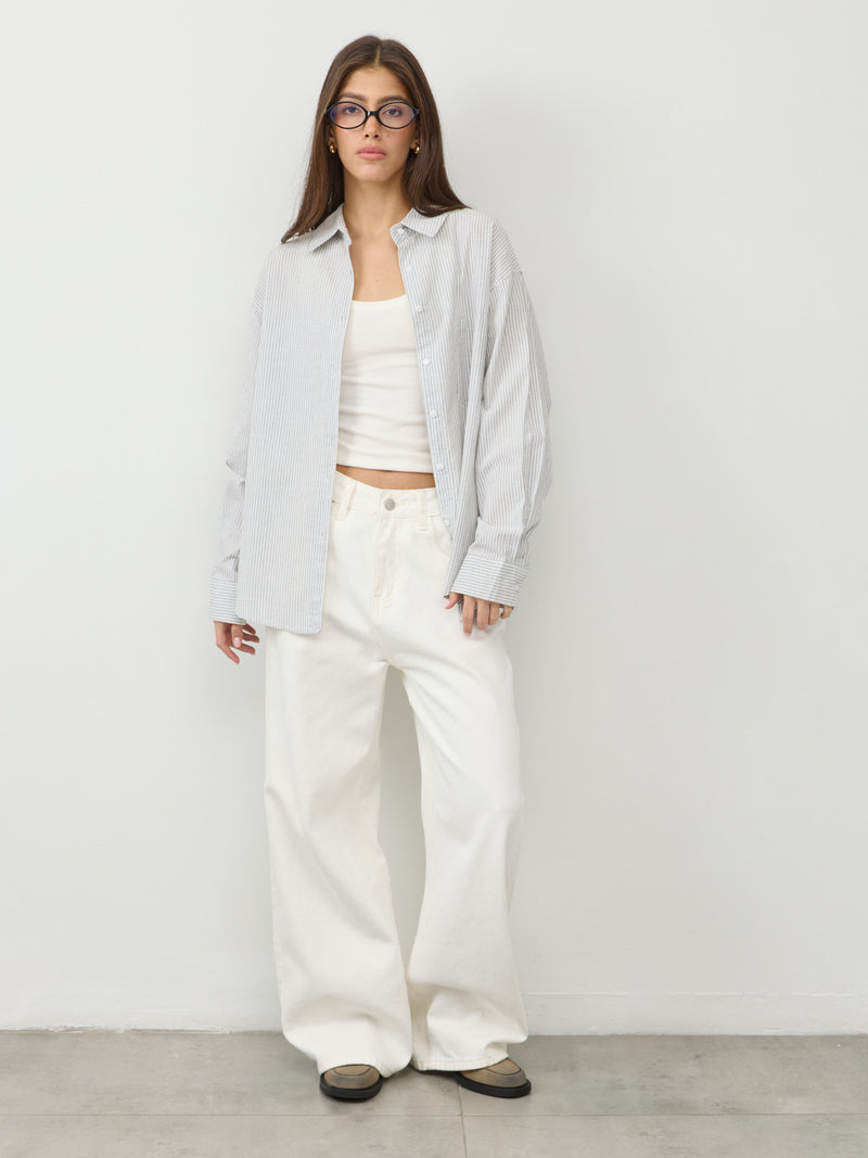 חולצה מכופתרת ברנרד | שחור